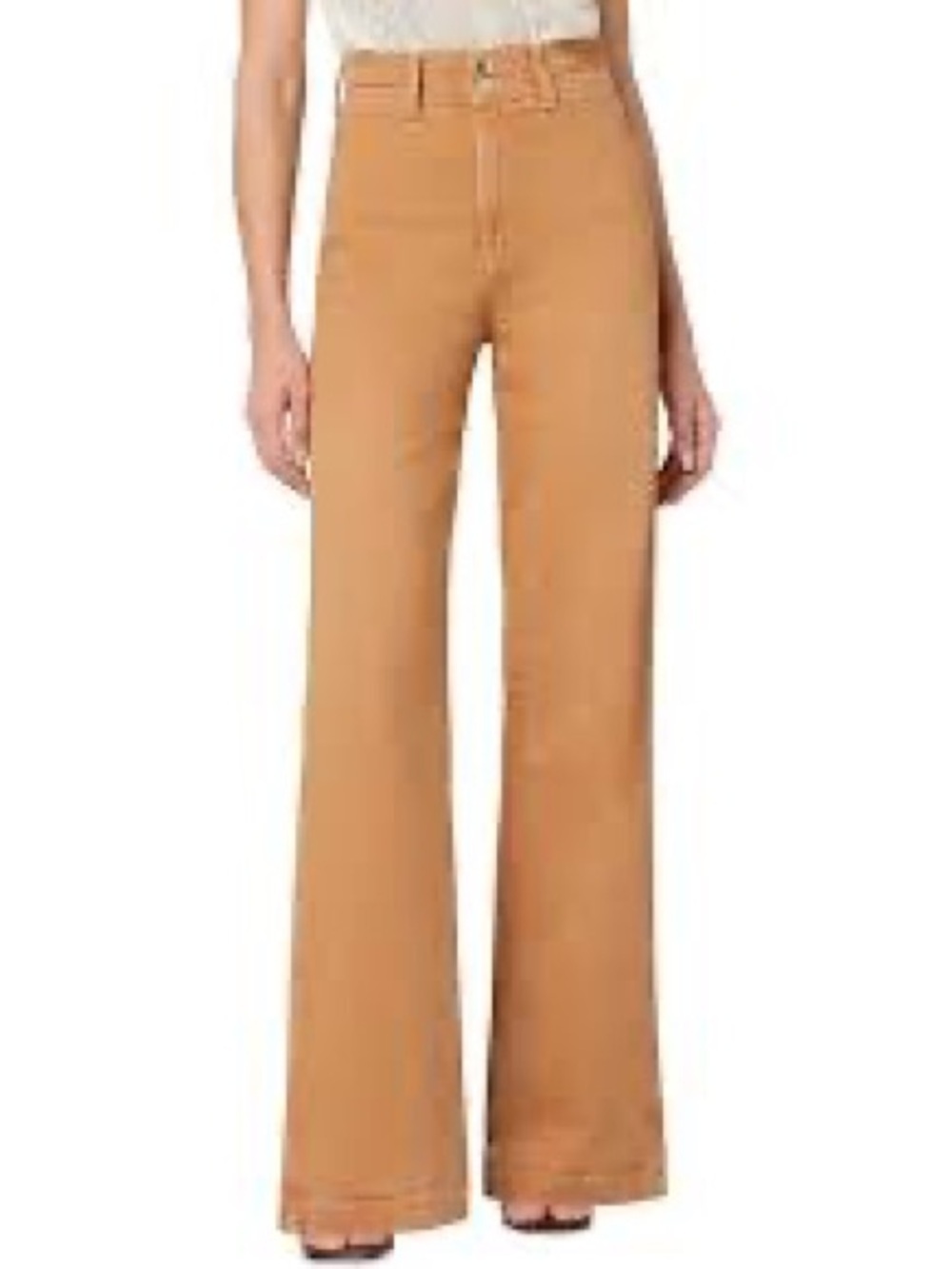 Joe's Jeans Women’s High-Rise Wide Leg The Allana Jeans in Almond Size 26